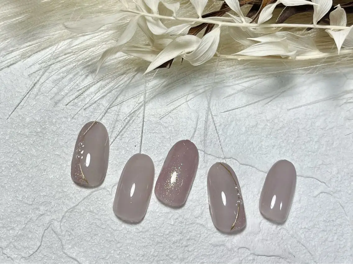 ネイル オーロラネイル フットネイル フレンチネイル ジェルネイル 韓国ネイル ハンドネイル kiki nail たまプラーザのネイルデザイン