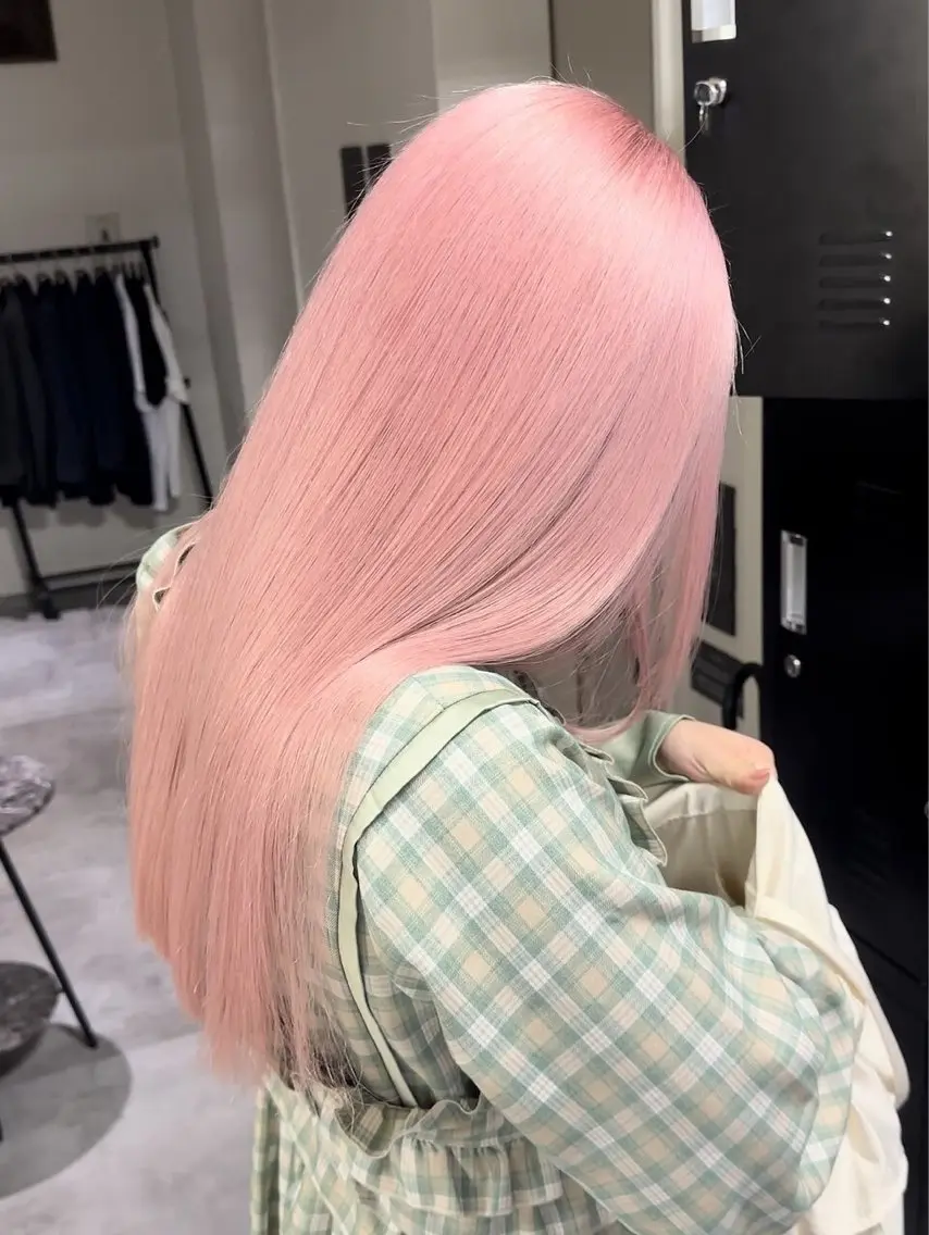 "うる艶💫"カット+ブリーチ+カラー+トリートメント/【三宮/元町/神戸】の写真