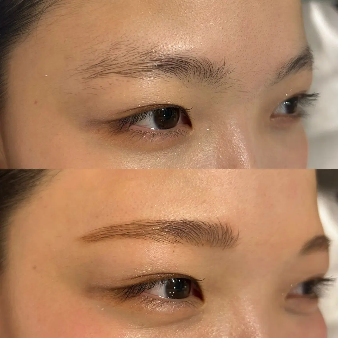 アイブロウ 暖色カラー 奥村陽花のヘアスタイル