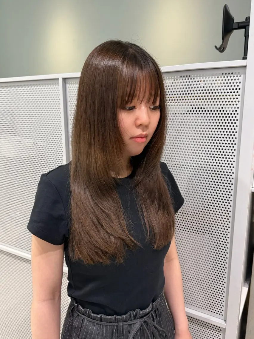 ロング カラー ヘアカラー 辻岡 悠稀のヘアスタイル