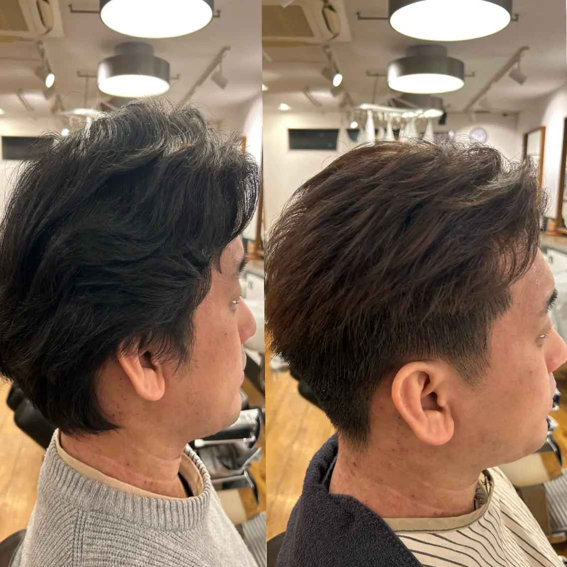 ショート ハイライト 宇野井 勝太のヘアスタイル