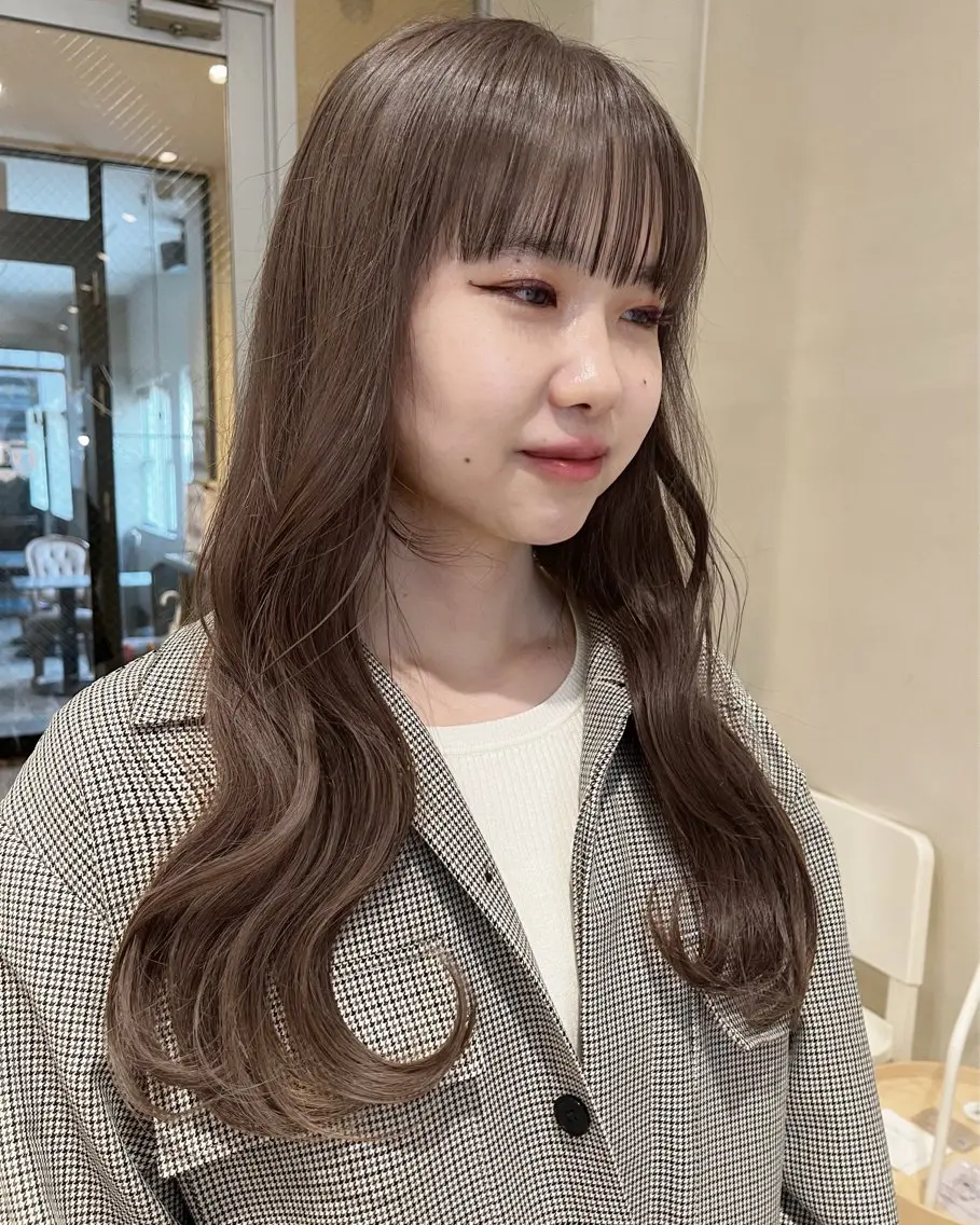 ロング カラー ヘアカラー トリートメント nakahara madokaのヘアスタイル