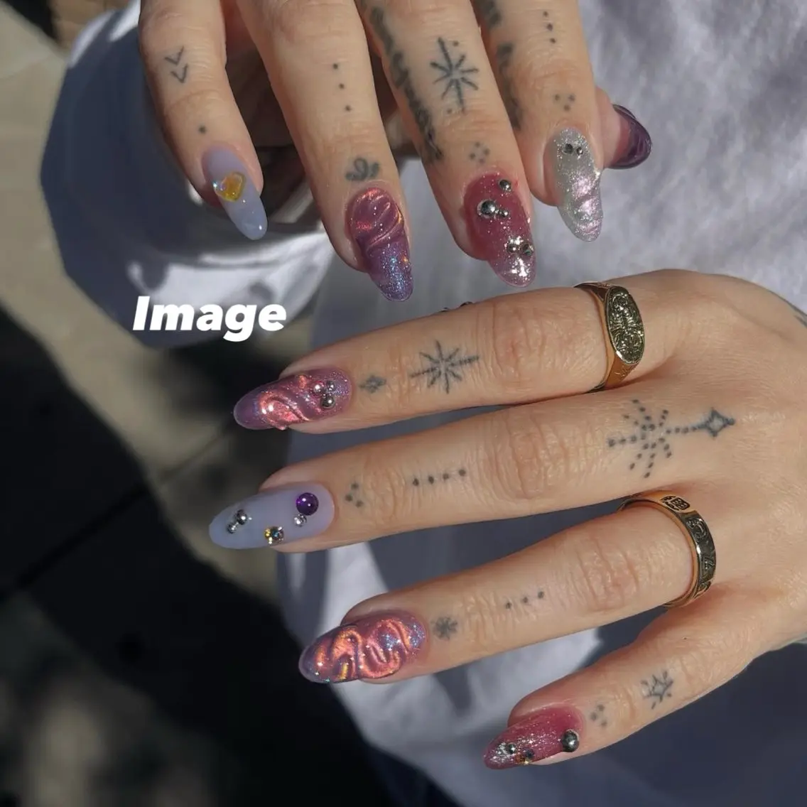 ネイル ロングネイル ハンドネイル Nail salon Euphoriaのネイルデザイン