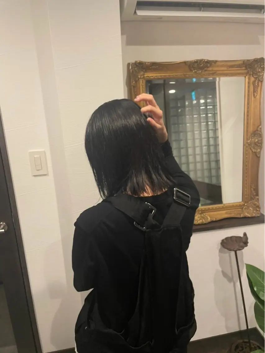 ミディアム 酸性ストレート Fujita Neneのヘアスタイル