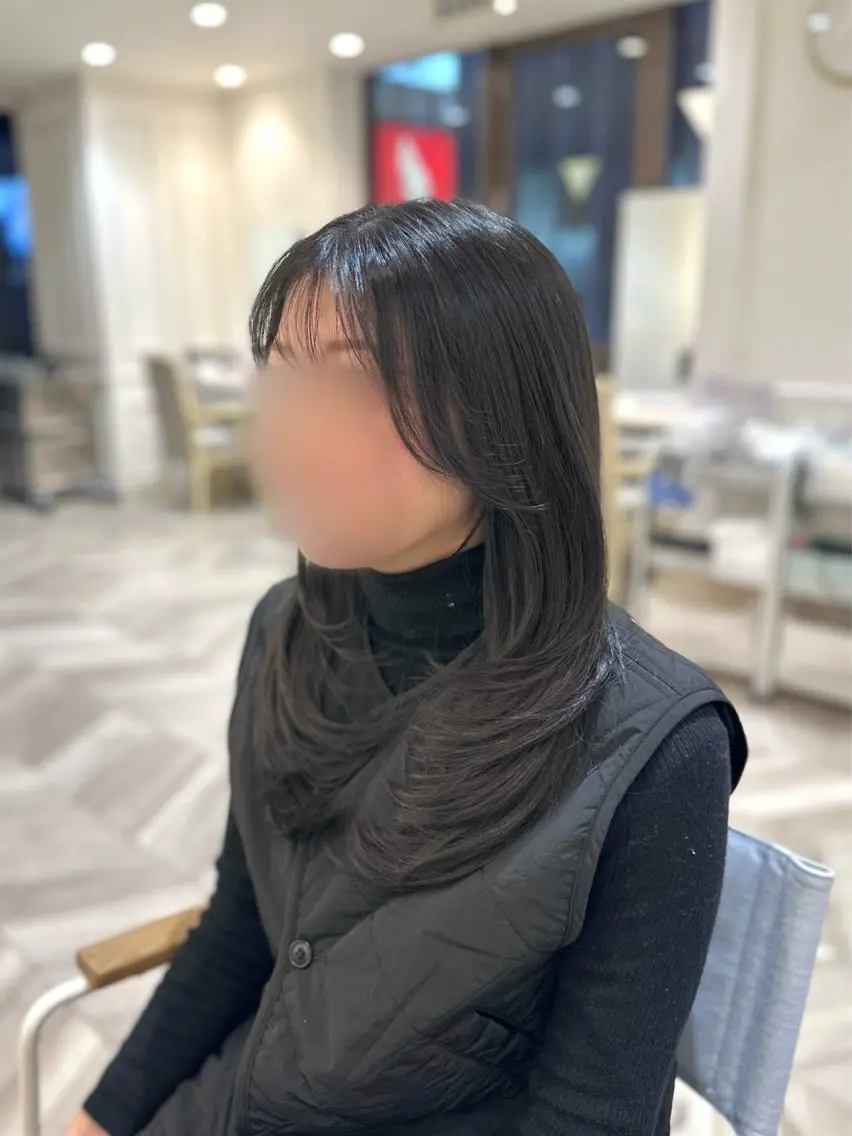 ロング 韓国ヘア 🇰🇷 RUKA 🩵🤍のヘアスタイル