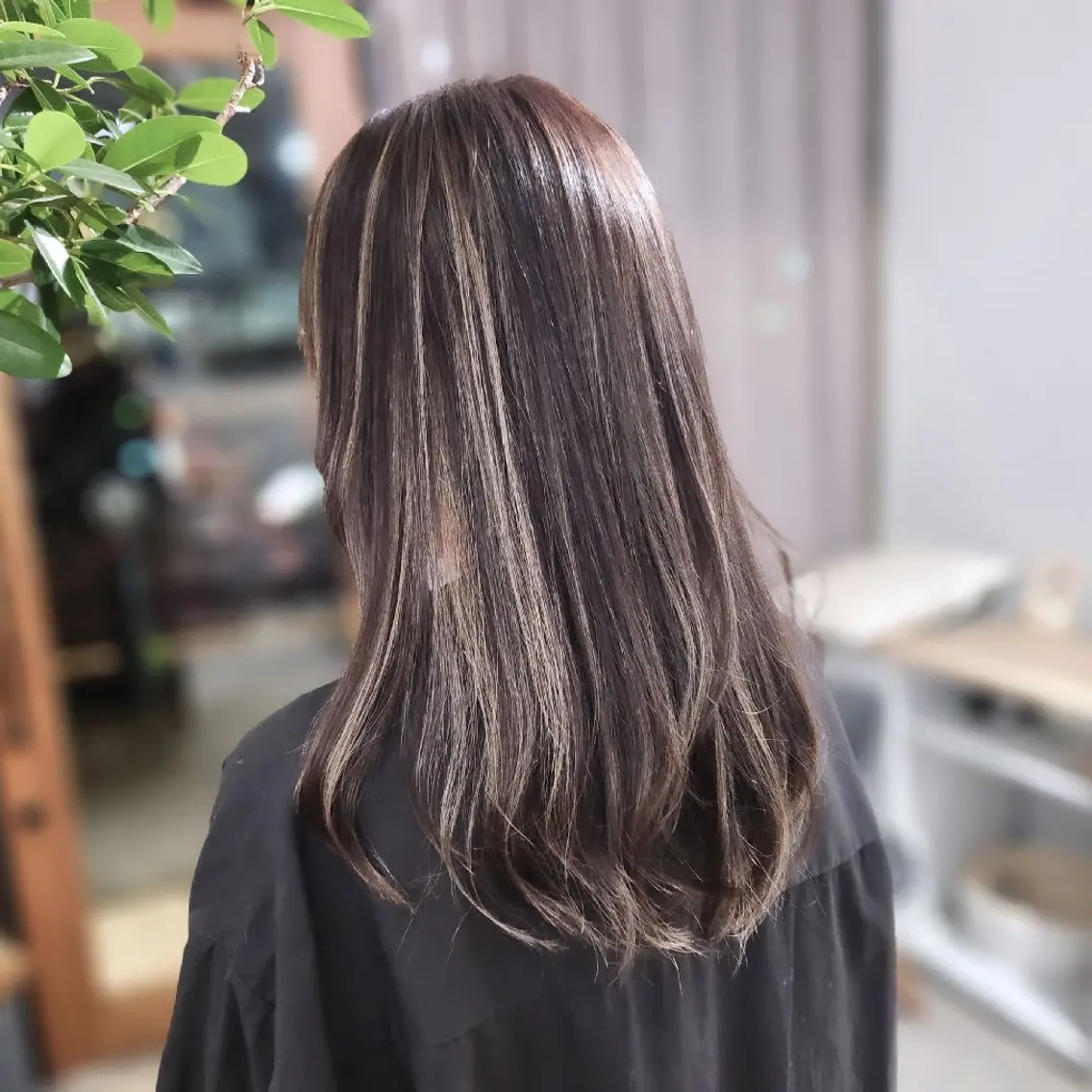 ロング カラー 金田 拓也のヘアスタイル