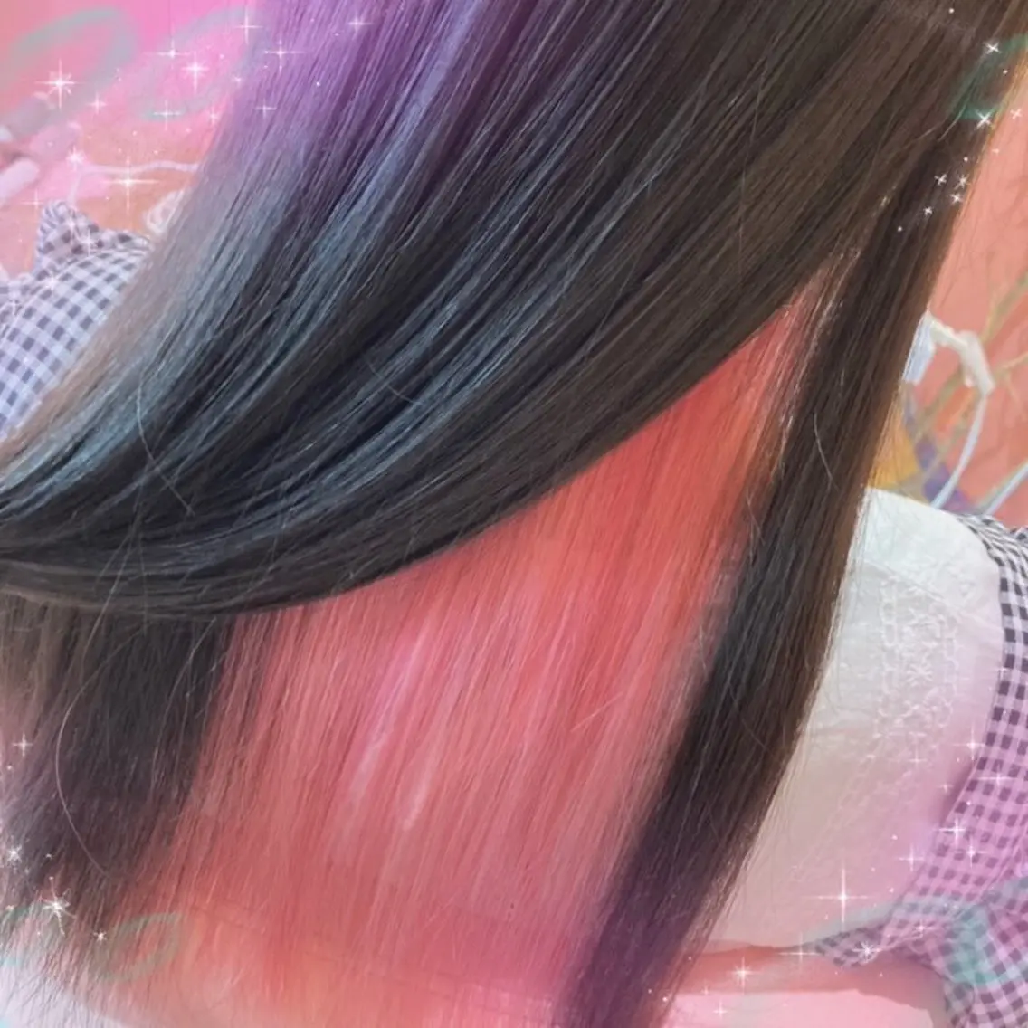 ロング カラー ビューティサロン ミルクのヘアスタイル
