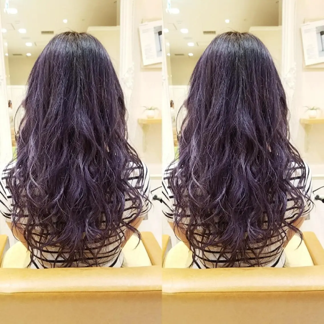 カラー ロング ブルーカラー ブルージュ バイオレットカラー ブリーチ・ハイトーン 特化🎉内山のヘアスタイル