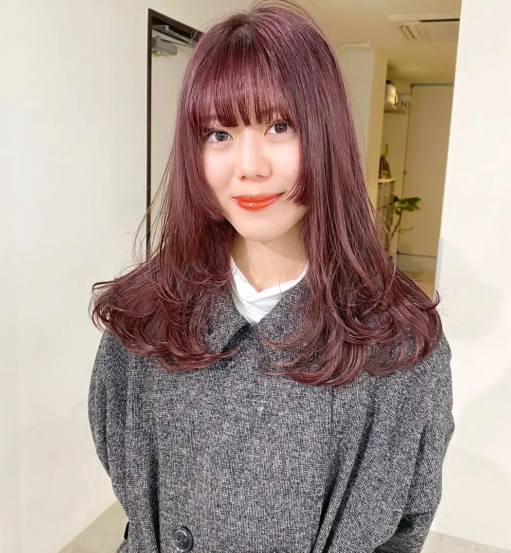 セミロング YAMADA AIKAのヘアスタイル