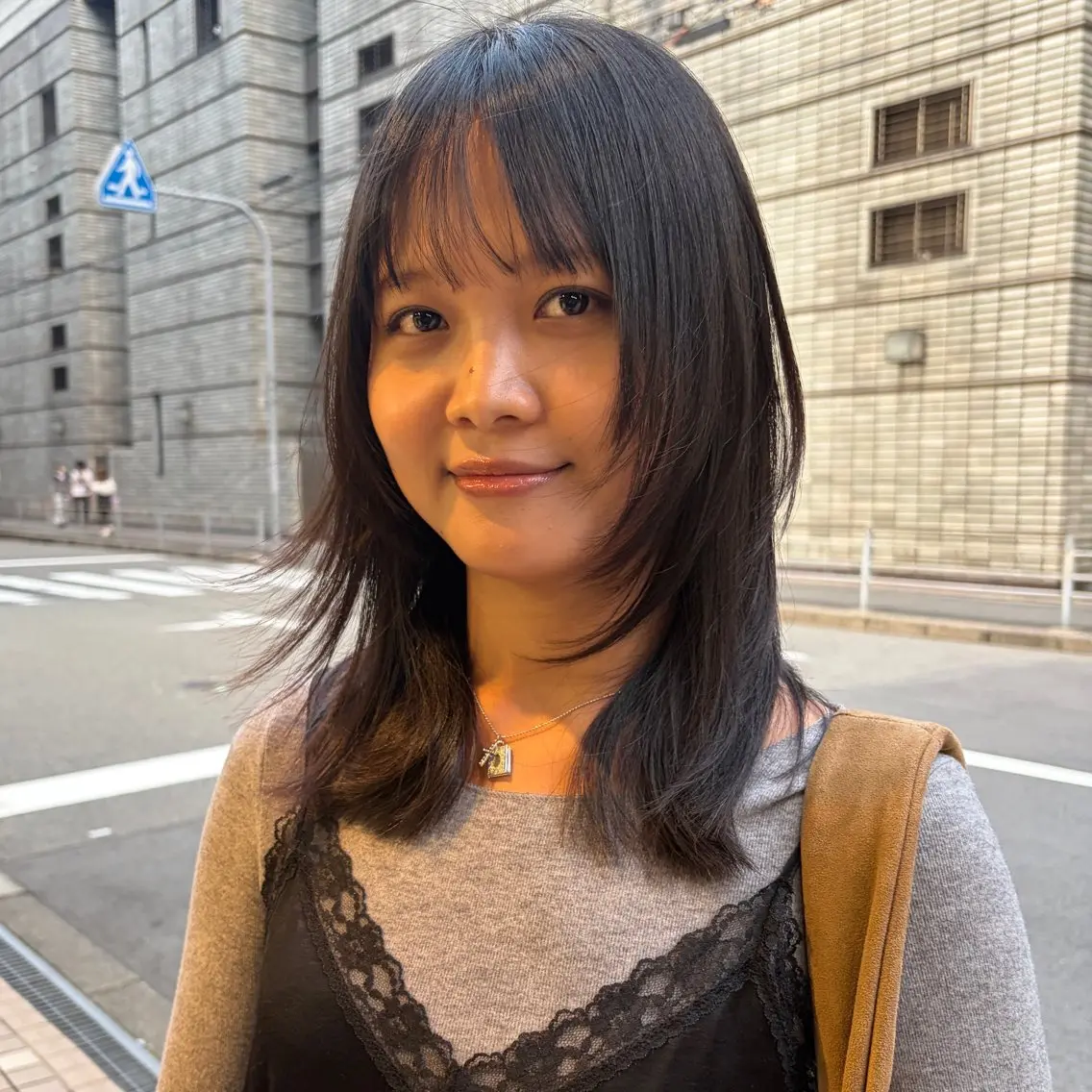 ミディアム ミディアムレイヤー レイヤーカット カット ヘアカラー トリートメント 扱いやすいヘア たかゆきのヘアスタイル