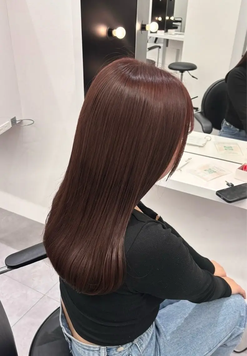 ロング カラー ヘアカラー トリートメント 縮毛矯正/髪質改善 きょーいち☝‪‪のヘアスタイル