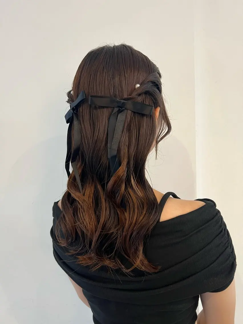 ヘアアレンジ 🪞艶カラー/モテ ガーリー🎀yuiのヘアスタイル