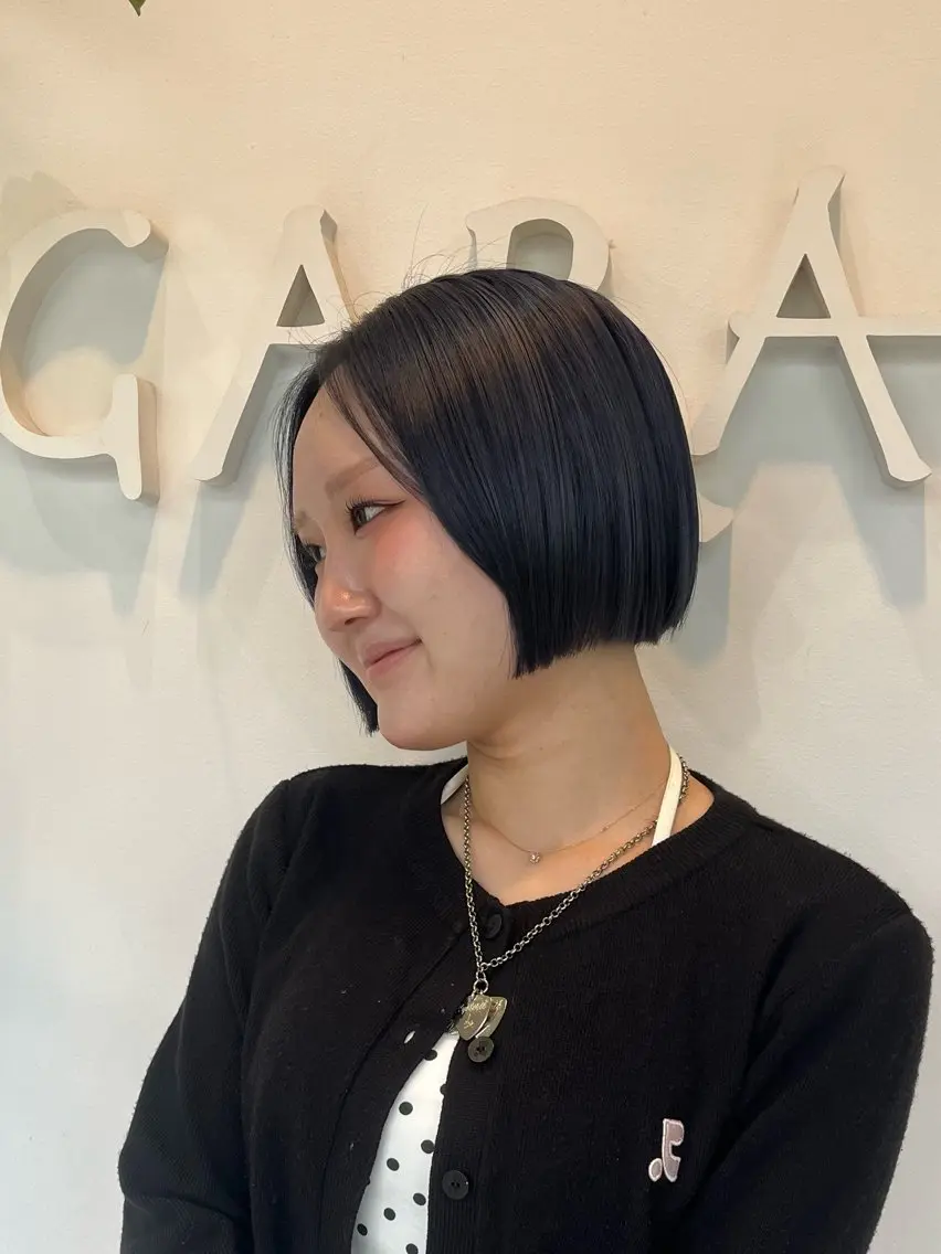 透け感ブルーブラック🩵⭐️【うるおい艶感カラー➕カット✂️】➕4Step TR🧴の写真