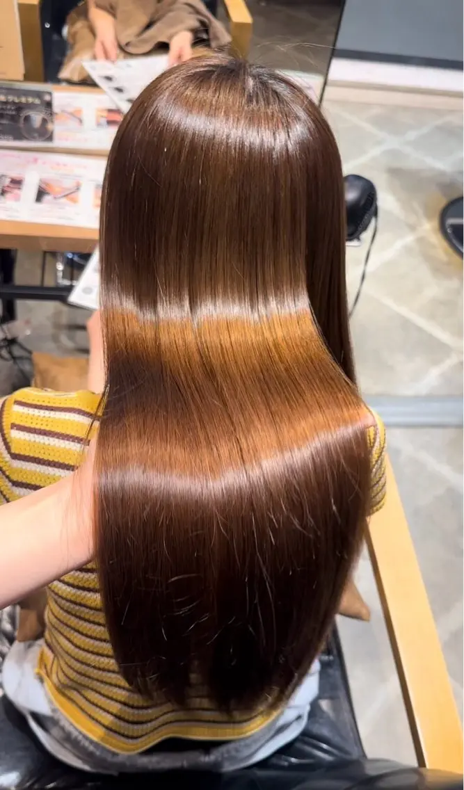 カラー 髪質改善 ヘアカラー トリートメント ヘッドスパ 艶カラー🌟 佐渡山 隼多のヘアスタイル