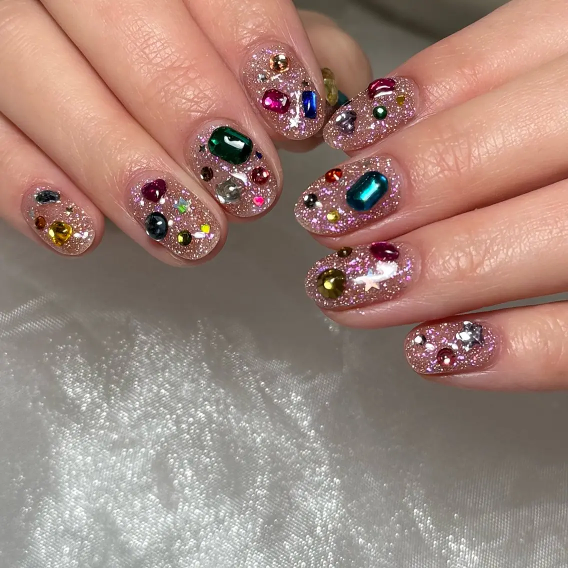 ネイル 持ち込み lieu pre💚 yamadaのネイルデザイン