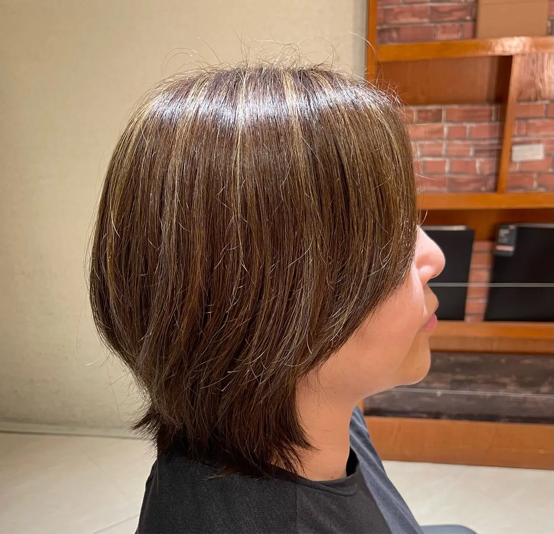 ショート カラー ハイライトカラー ハイライト ヘアカラー 前田 彩良のヘアスタイル