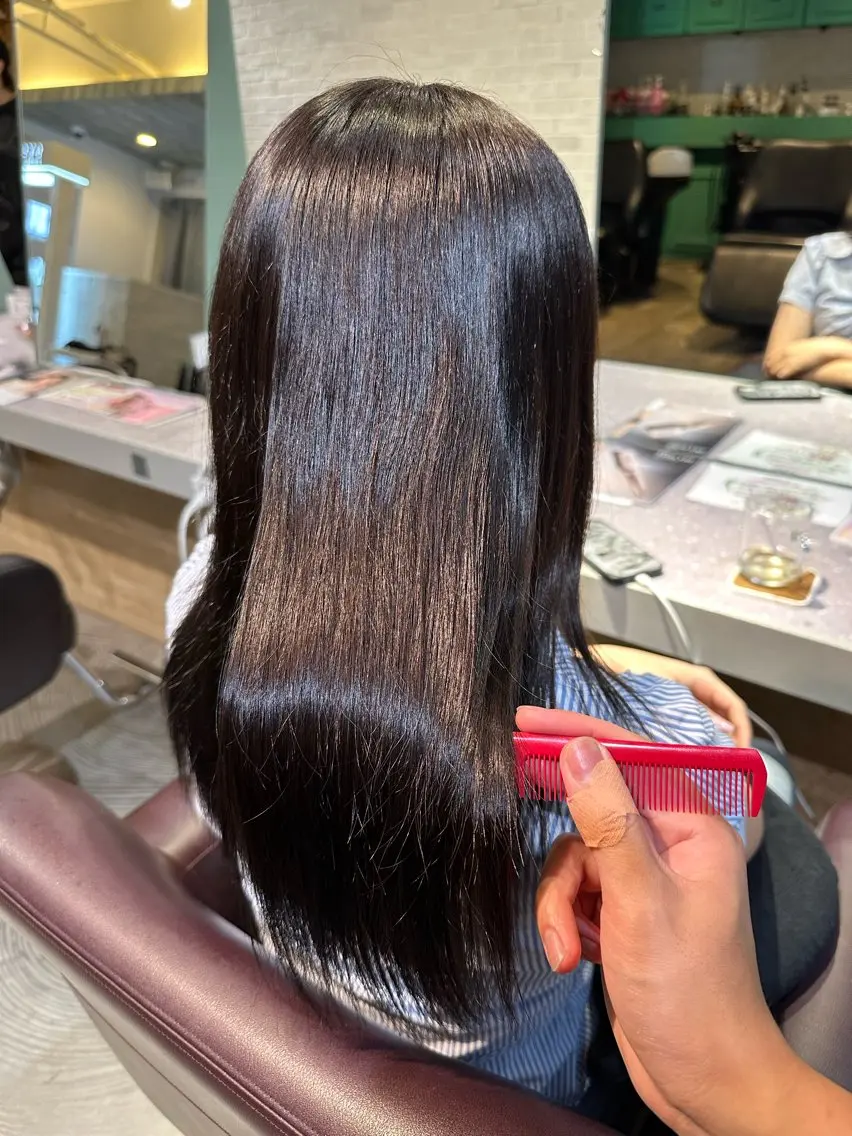 ロング 髪質改善 縮毛矯正 ヘアカラー 縮毛矯正 トリートメント 札幌艶髪/メンズ✂️ 盛れ髪/網野制流のヘアスタイル