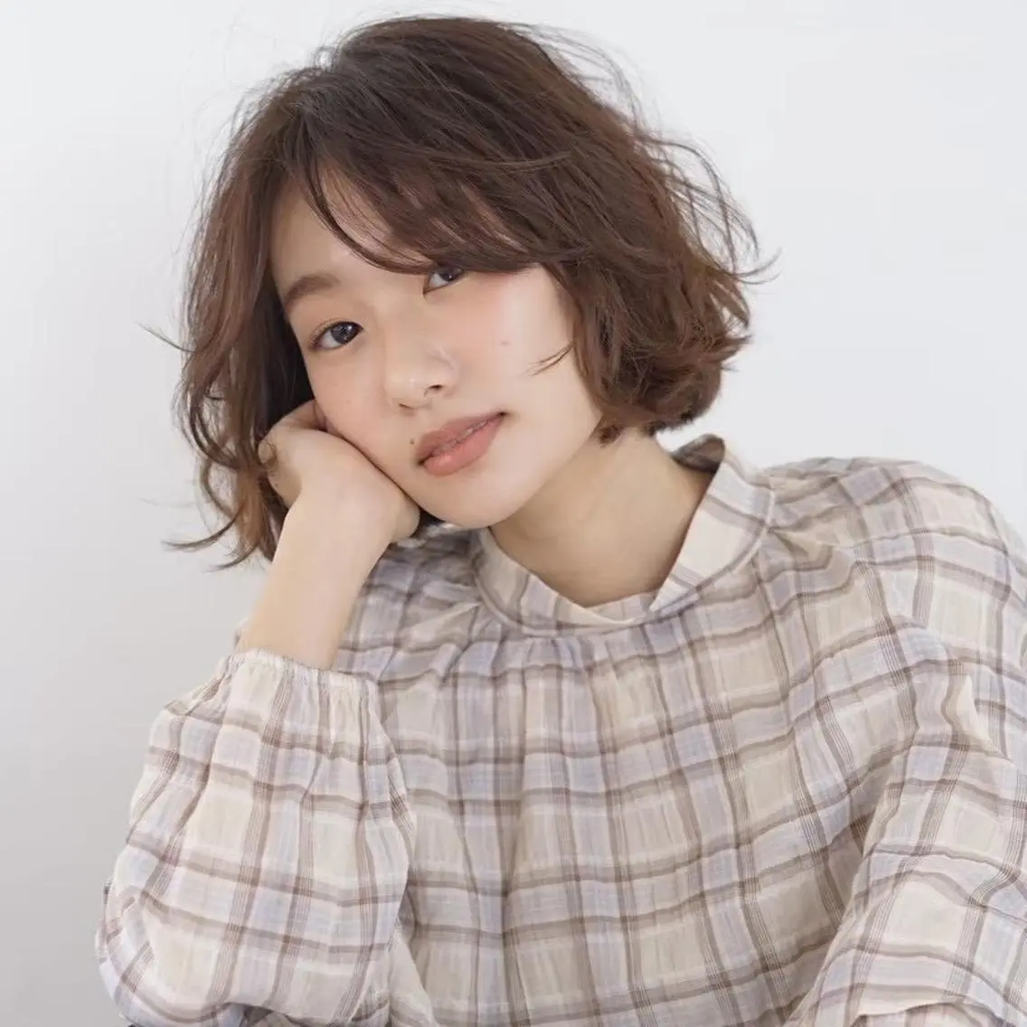 ミディアム カラー ヘアアレンジ 透明感カラー トリートメント PearL suzukaのヘアスタイル