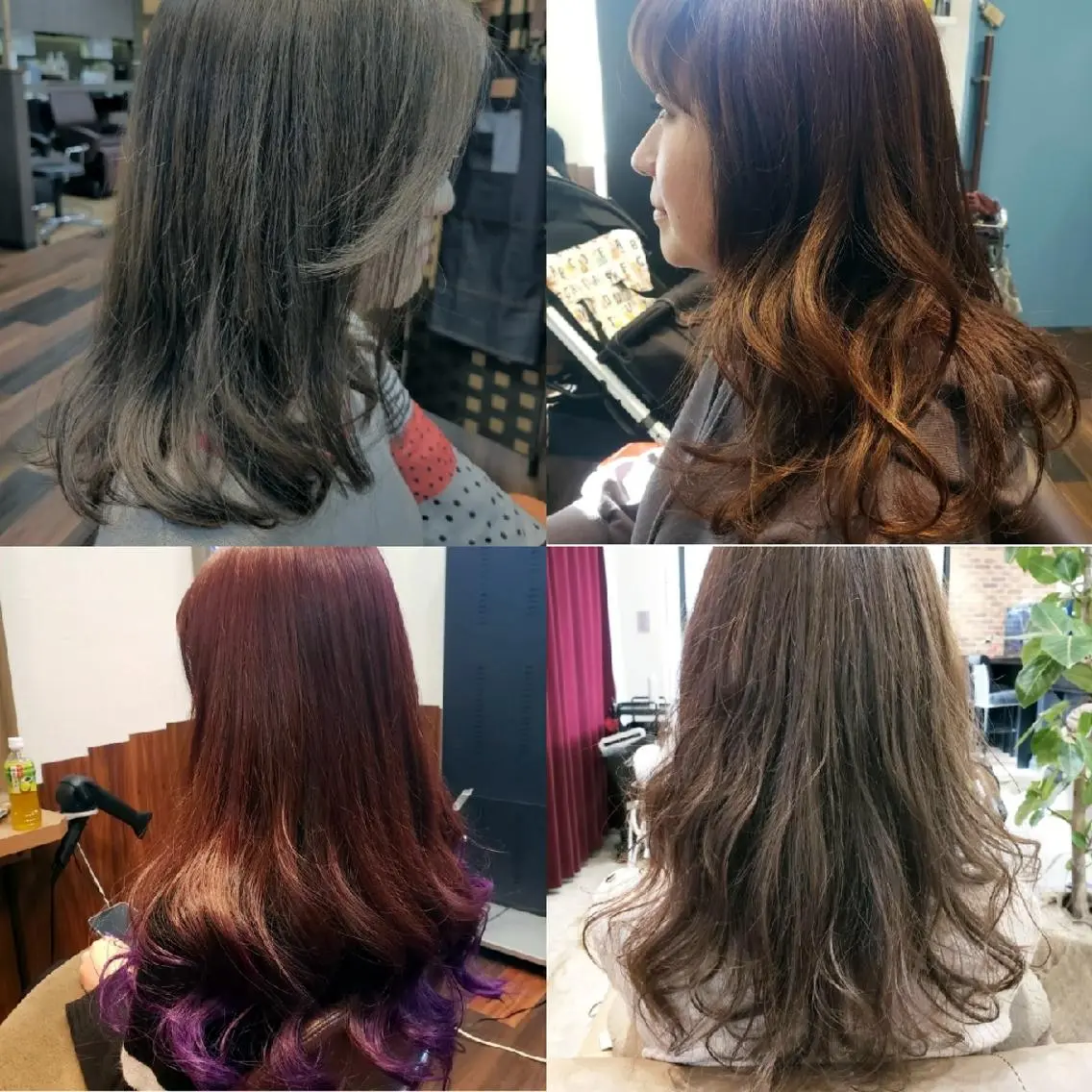 カット+デジタルパーマ+縮毛矯正+トリートメントの写真