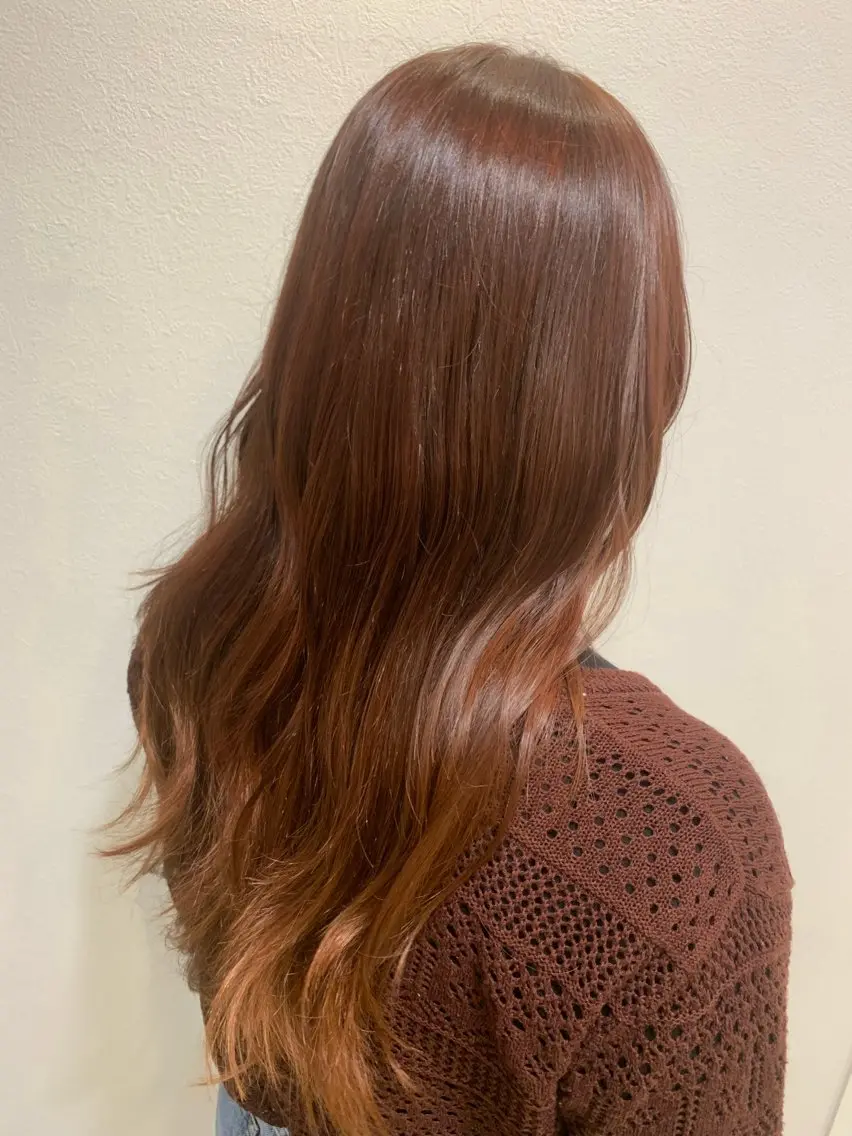 ロング カラー 奥田 彩乃🧸🩵のヘアスタイル