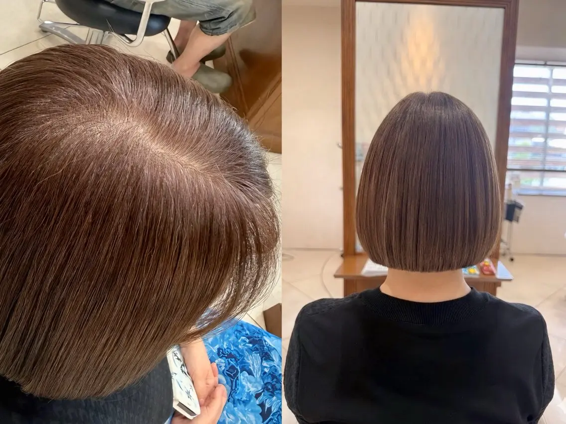 ミディアム カラー ヘアカラー イーストハムネオ高木 亮人🌿のヘアスタイル
