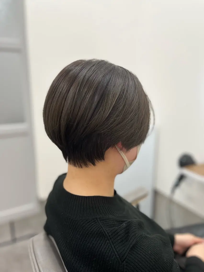 ショート カラー カット ヘアカラー 下野 悠也のヘアスタイル