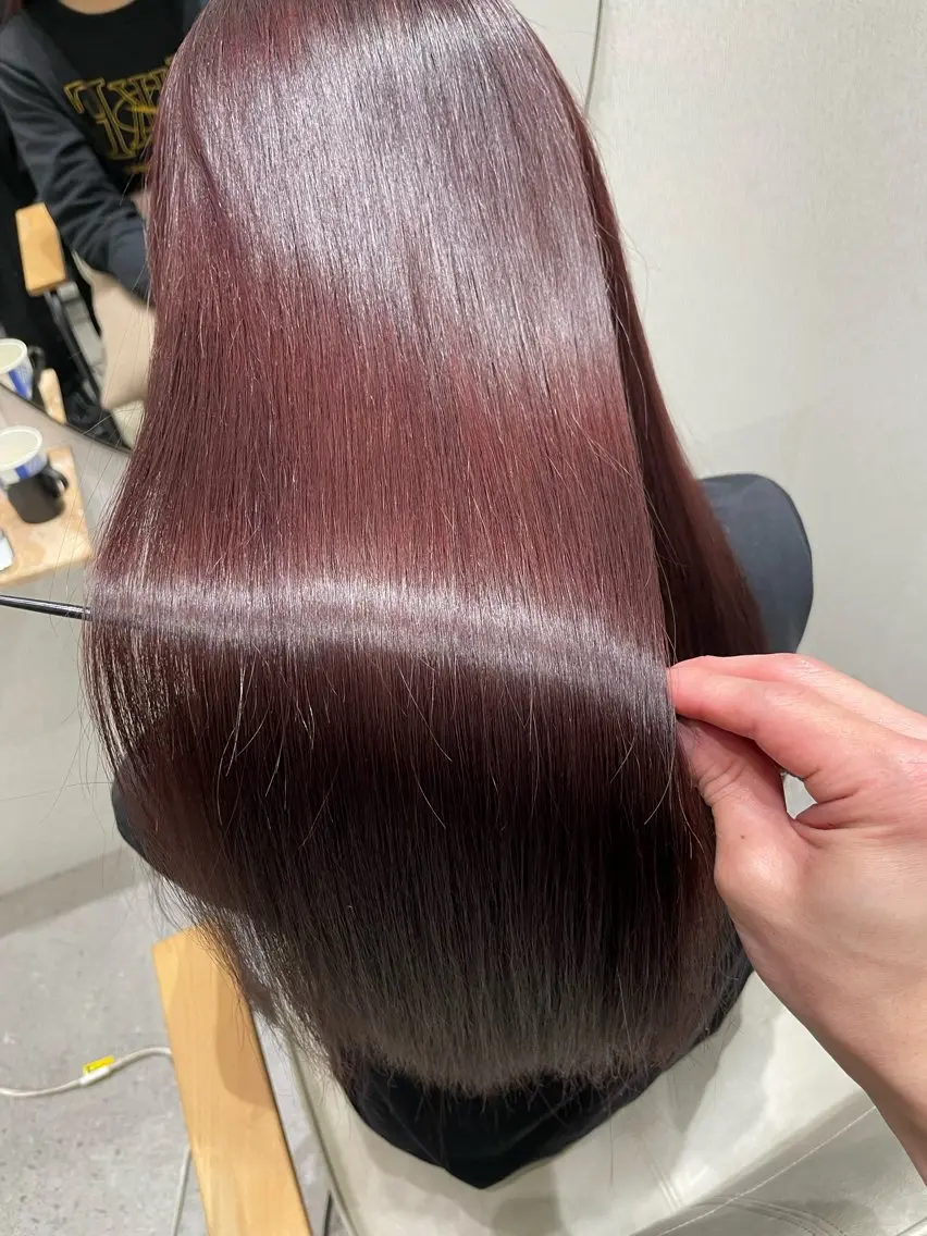 カラー レッドカラー カット ヘアカラー トリートメント ⭐️千葉/髪質改善 ⭐️店長【森孝也】のヘアスタイル