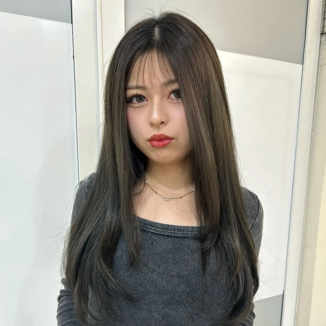 セミロング カラー ヘアカラー 🧡可愛い色落ち🧡 ハイトーン特化🧡のヘアスタイル