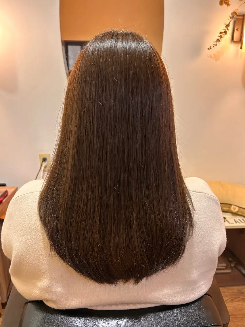 ロング カラー カット ヘアカラー トリートメント SAORI 清須のヘアスタイル
