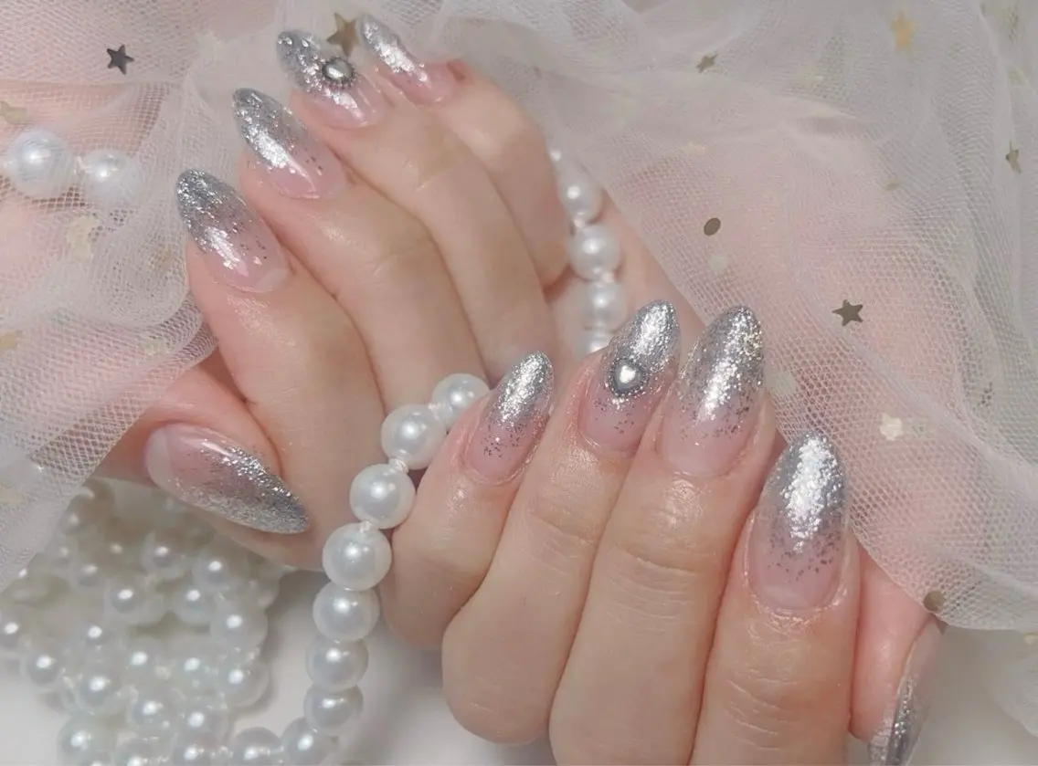 ネイル アートネイル フレンチネイル ジェルネイル グラデーション 韓国ネイル Nail Salon kihi大塚店のネイルデザイン