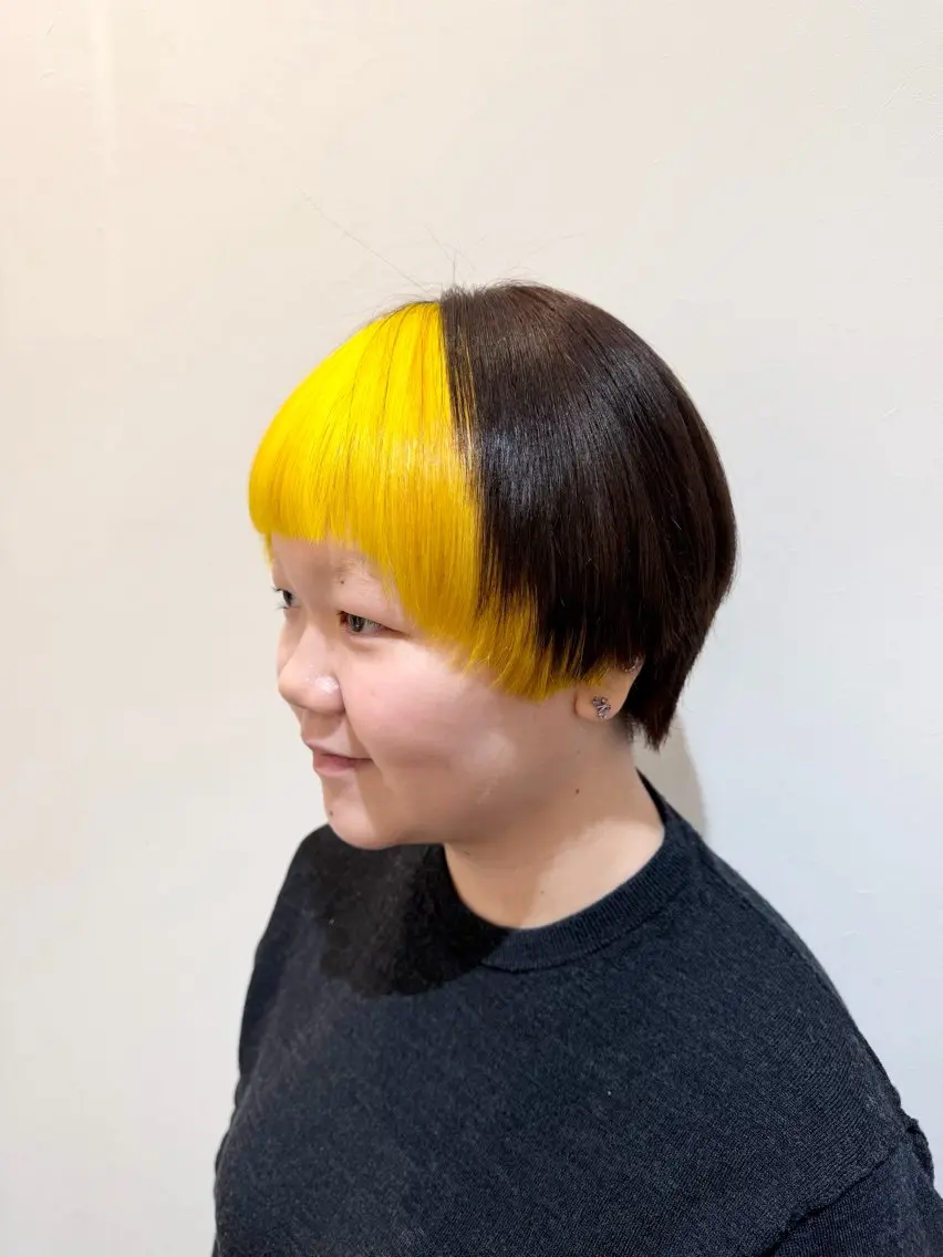 ショート カラー ヘアカラー 🫧透明感カラー🫧 マヤのヘアスタイル