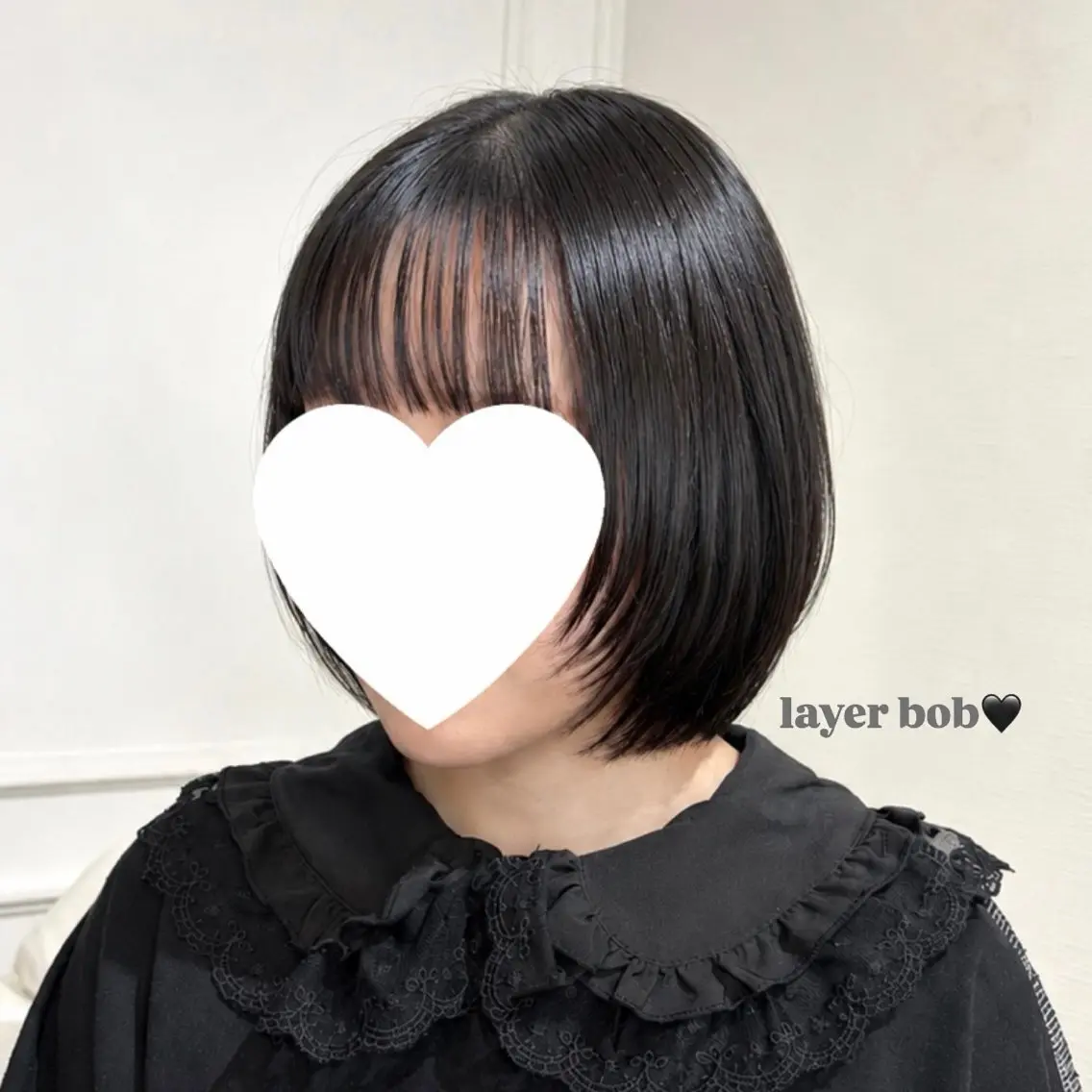 ミディアム ボブ 顔周りカット レイヤーカット 艶髪/レイヤー 【ORO】🎀シュリのヘアスタイル