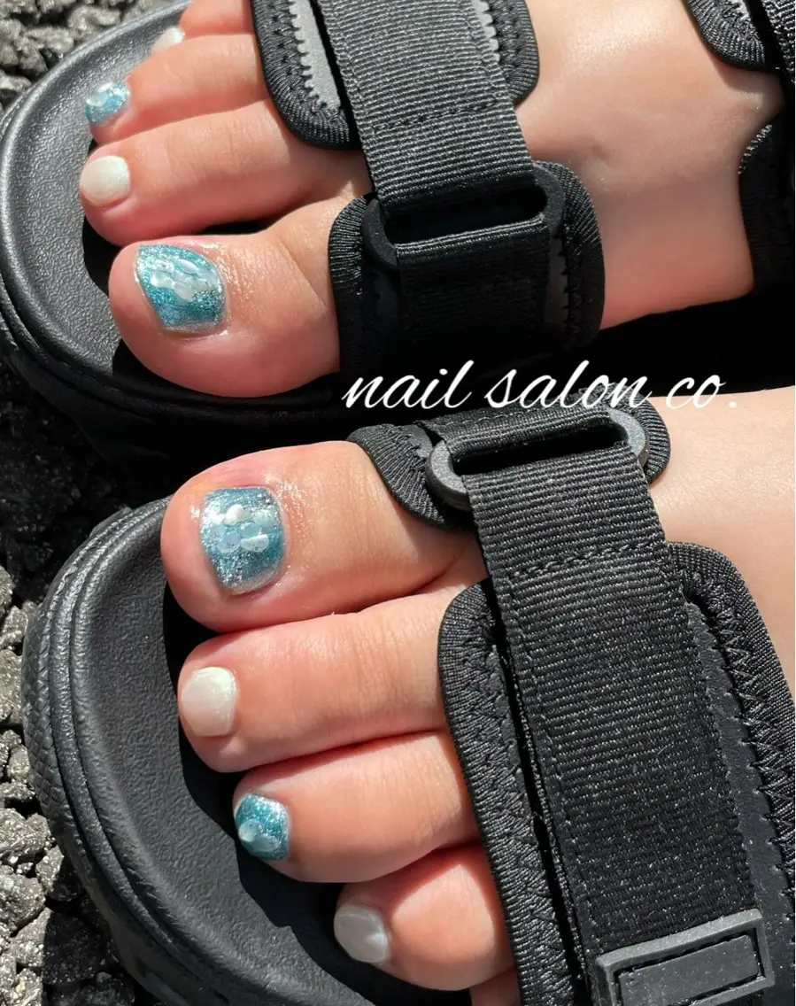 ネイル 夏ネイル フットネイル kaz kazのネイルデザイン