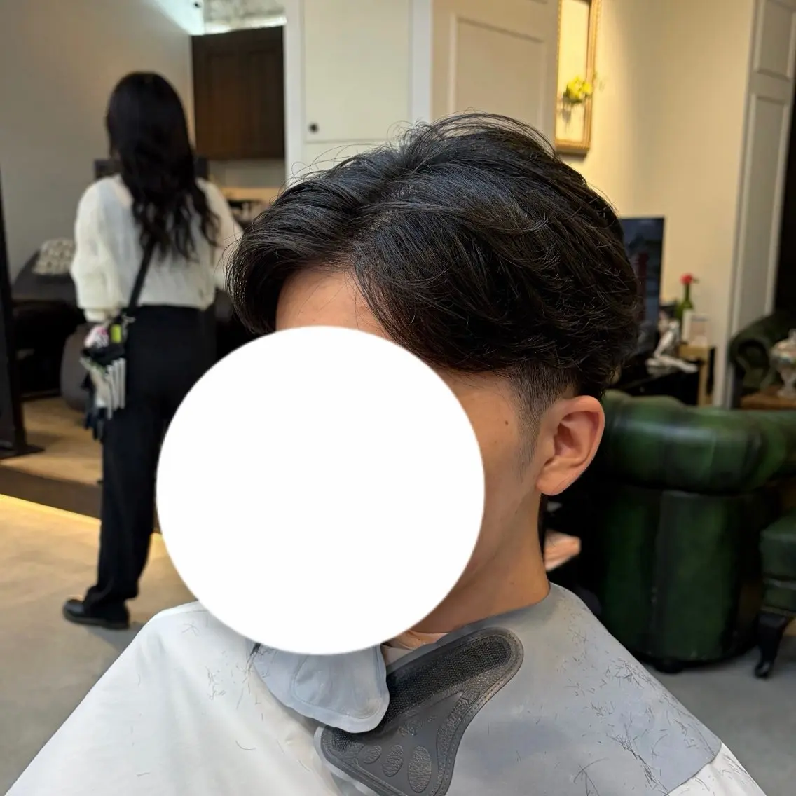 メンズ カット 加茂野 緑のヘアスタイル