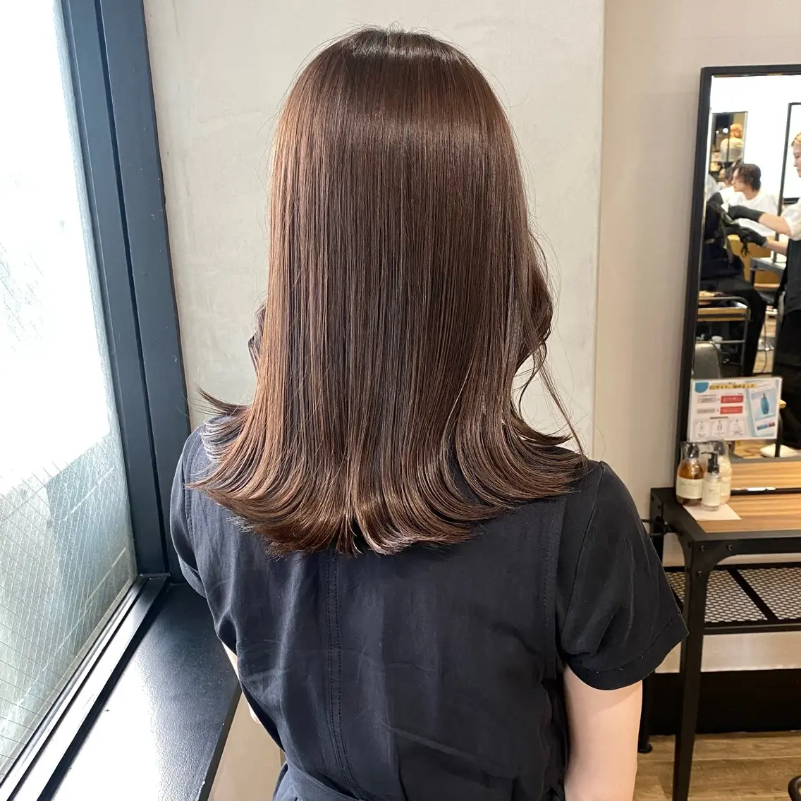 ロング カラー ヘアカラー トリートメント ヘッドスパ otoha✳︎ くすみ艶カラーのヘアスタイル