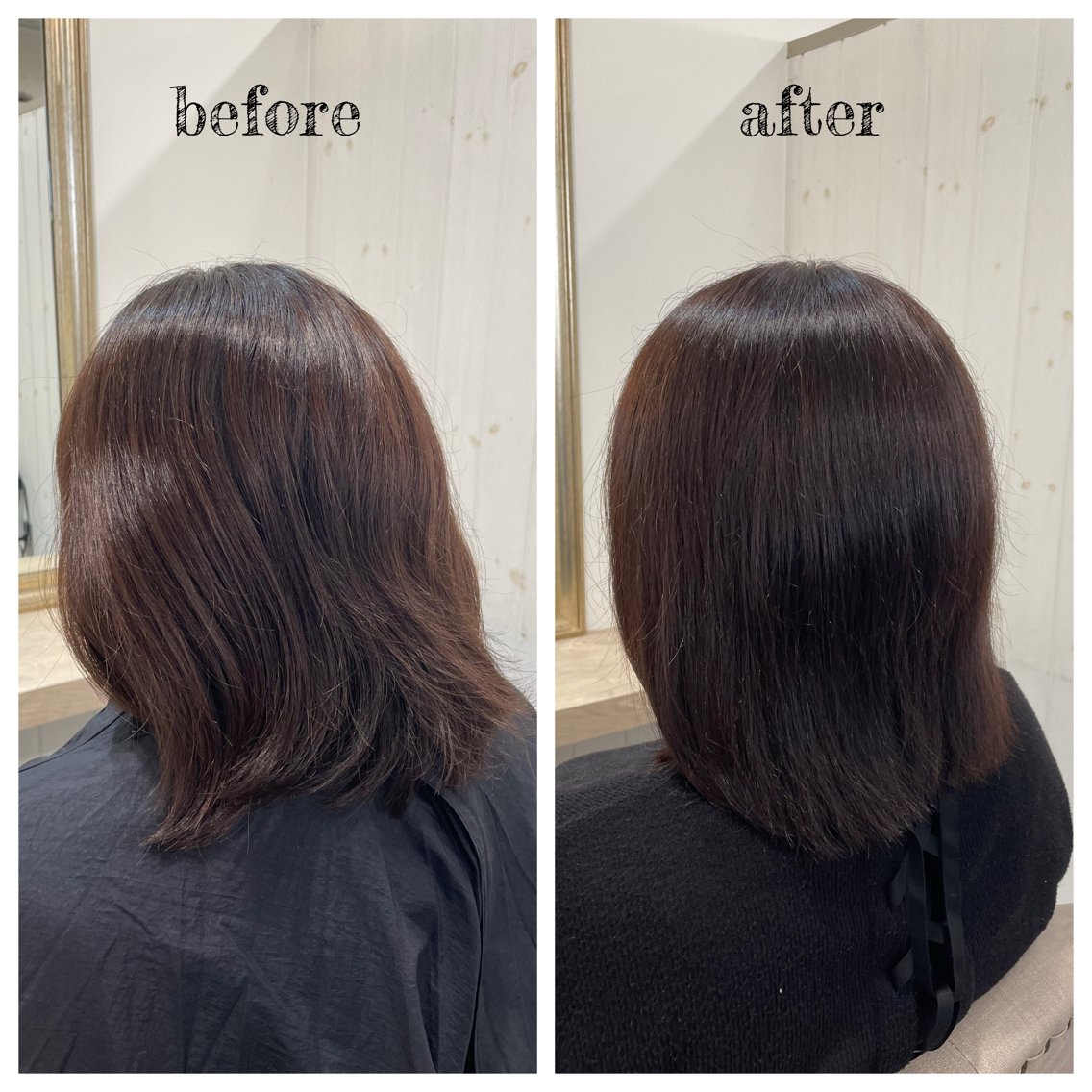 ミディアム カラー ヘアカラー PutiLuca 浅川のヘアスタイル