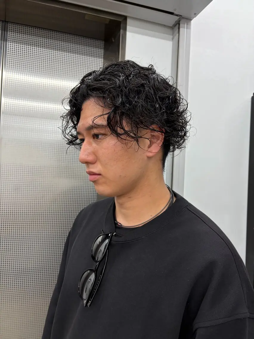 パーマ メンズ パーマ Nico☺︎🎀YU ボブ/カットのヘアスタイル