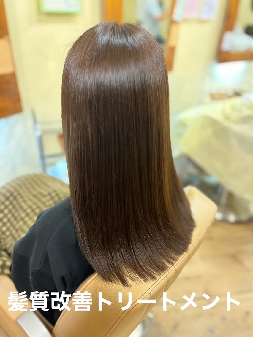 初登場特別価格です！✨　　髪質改善ストレート+メンテナンスカット✨の写真