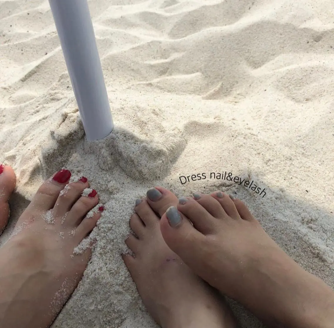 🦶🏻footワンカラー(オフ有り)の写真