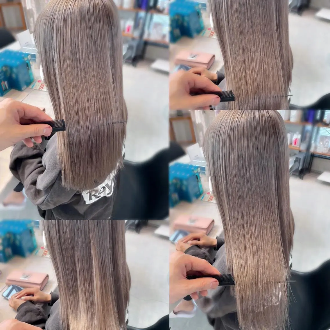 ミディアム ユナイテッド ビューティー西金沢のヘアスタイル