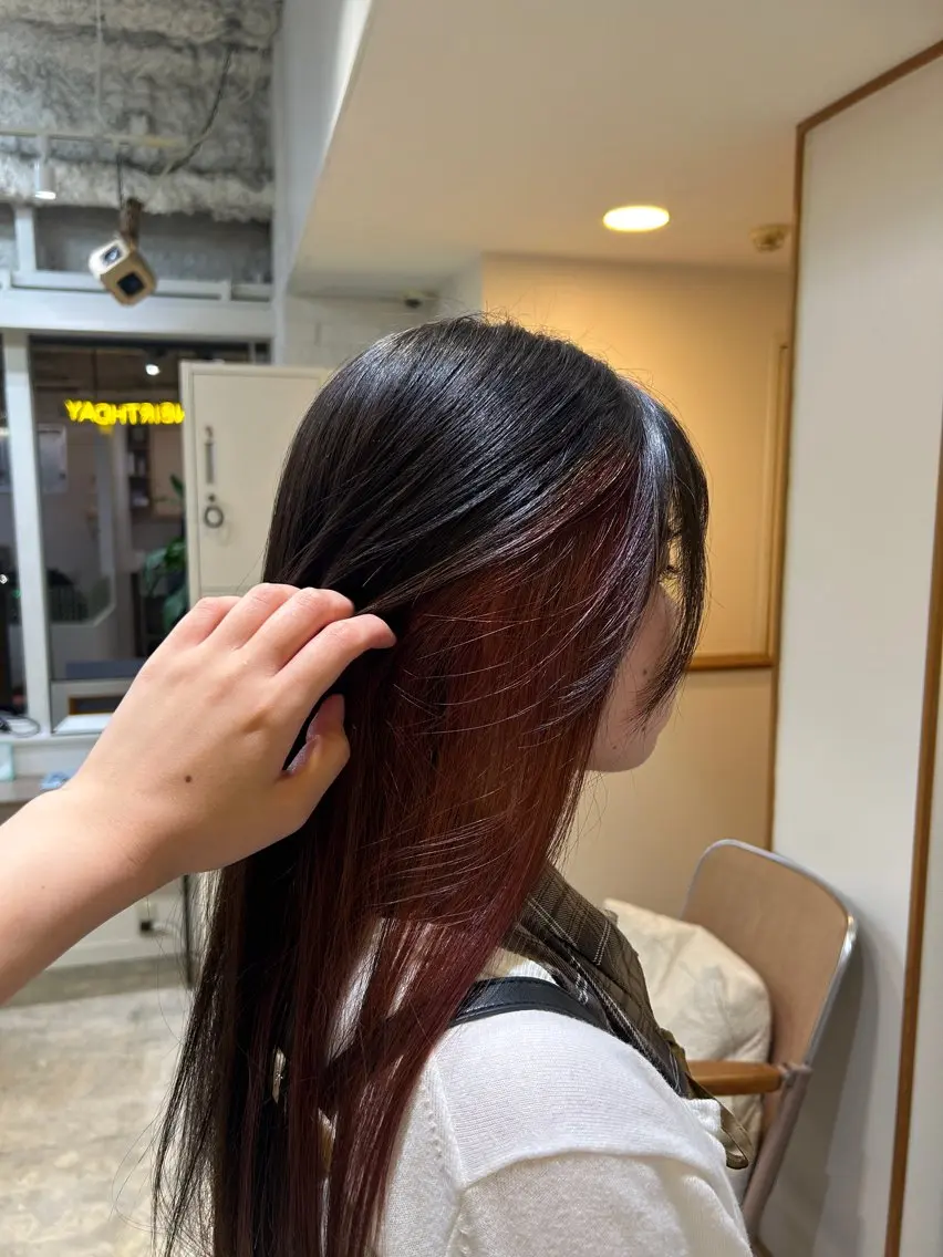 カラー ヘアカラー UNBIRTHDAY ゆづみのヘアスタイル