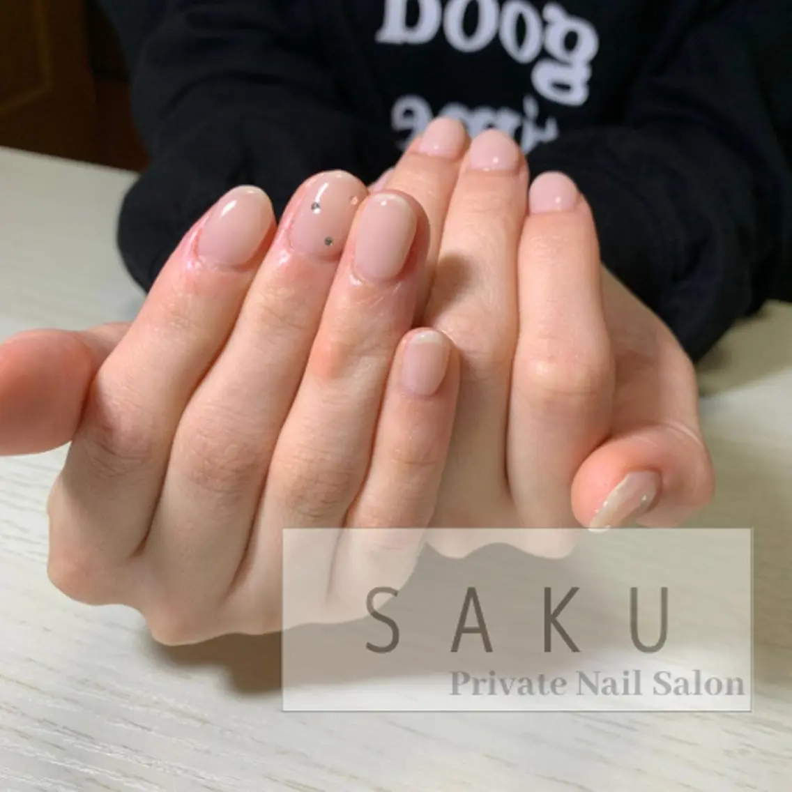 ネイル アートネイル ワンカラーネイル SAKU nail 作島茜のネイルデザイン