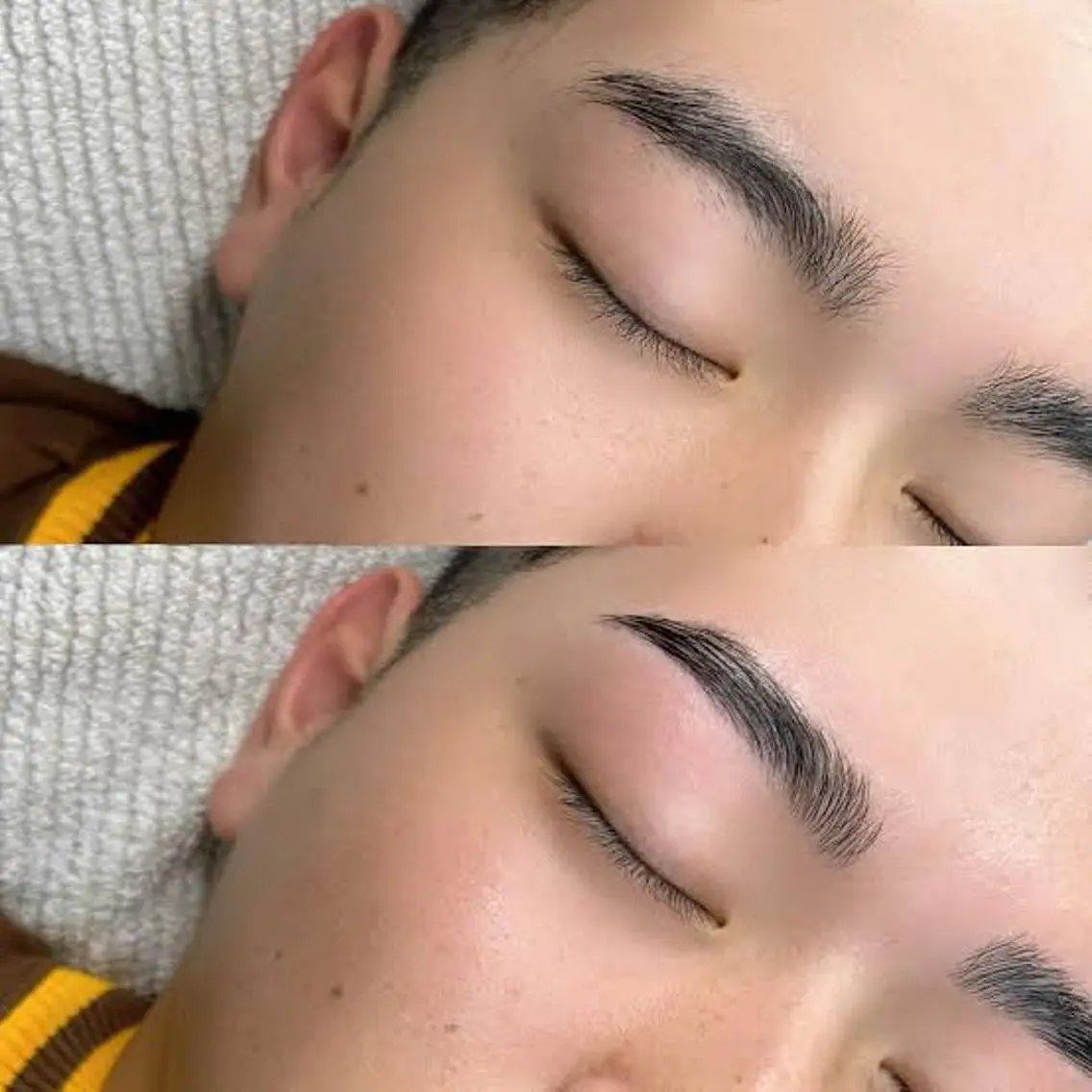 メンズ美眉スタイリングの写真