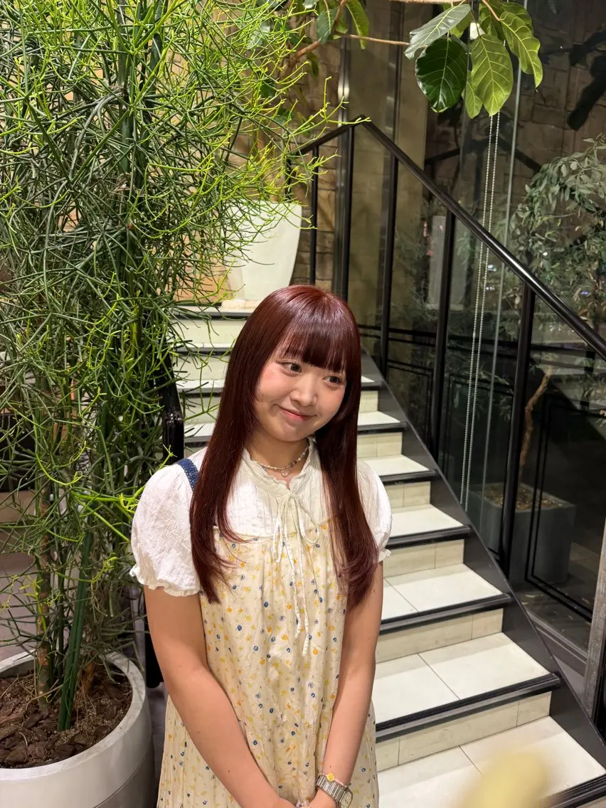 ロング カラー ヘアカラー rino️🩵 透明感カラーのヘアスタイル