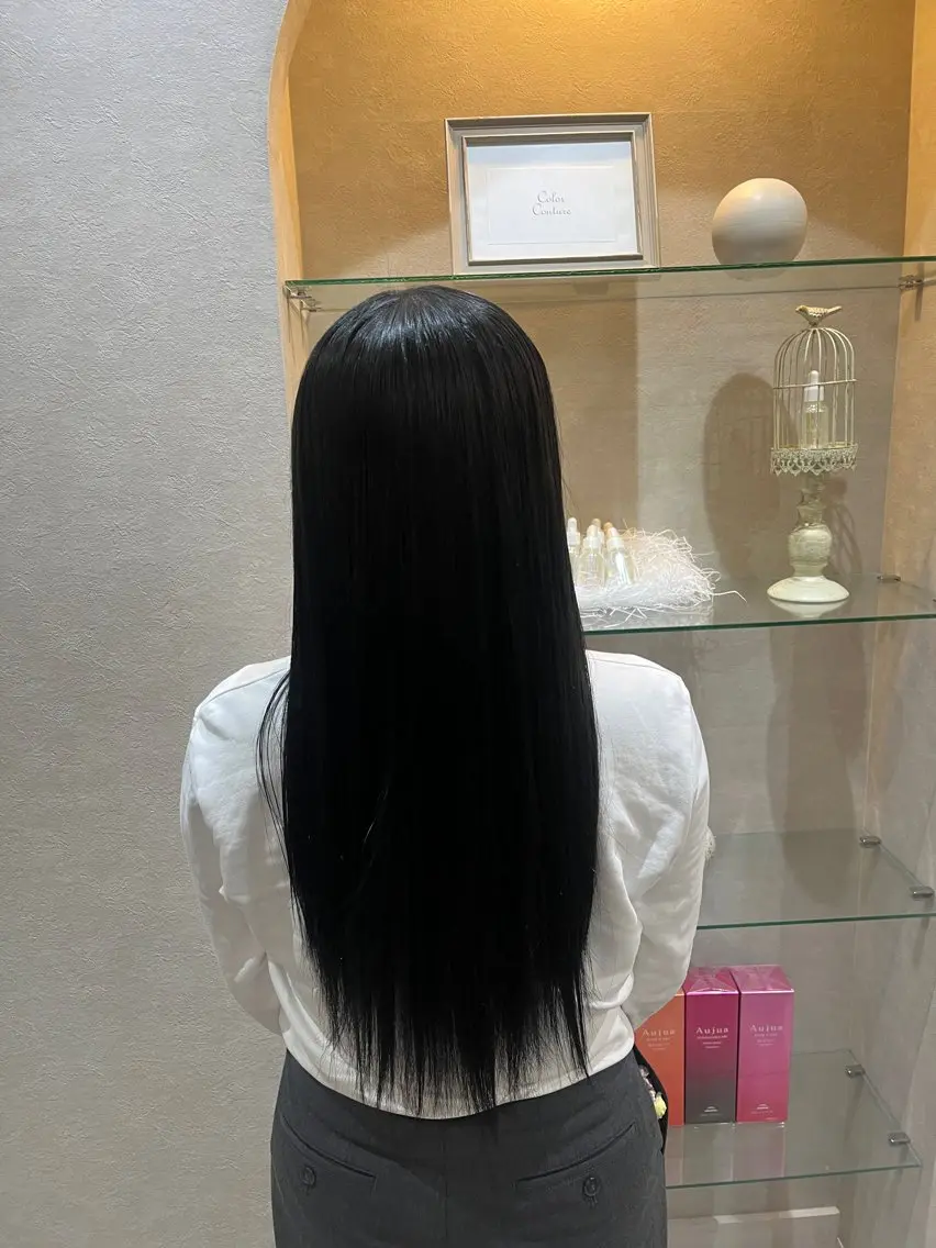 ロング ヘアカラー 縮毛矯正 🫧aika/大宮 /暖色系カラー🫧のヘアスタイル