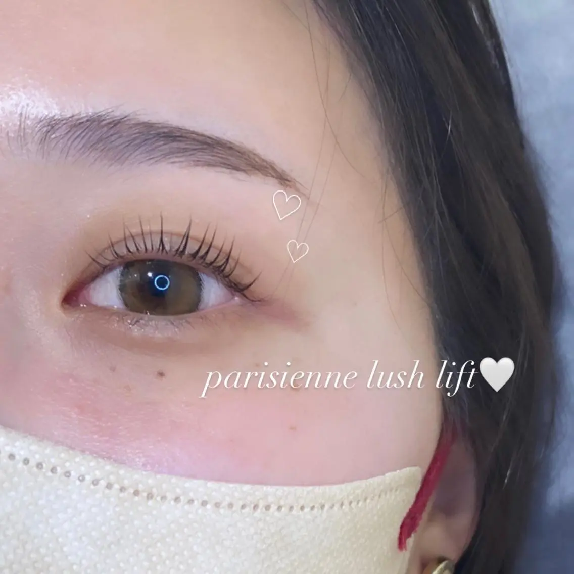 マツエク・マツパ パリジェンヌラッシュリフト まつげパーマ 一重×まつ毛パーマ ひろこ eyelist🎀のマツエク・マツパデザイン