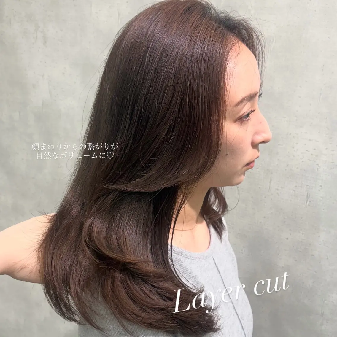 ミディアム ミディアムレイヤー レイヤーカット 🤍モテレディヘア 🤍Hitohaのヘアスタイル