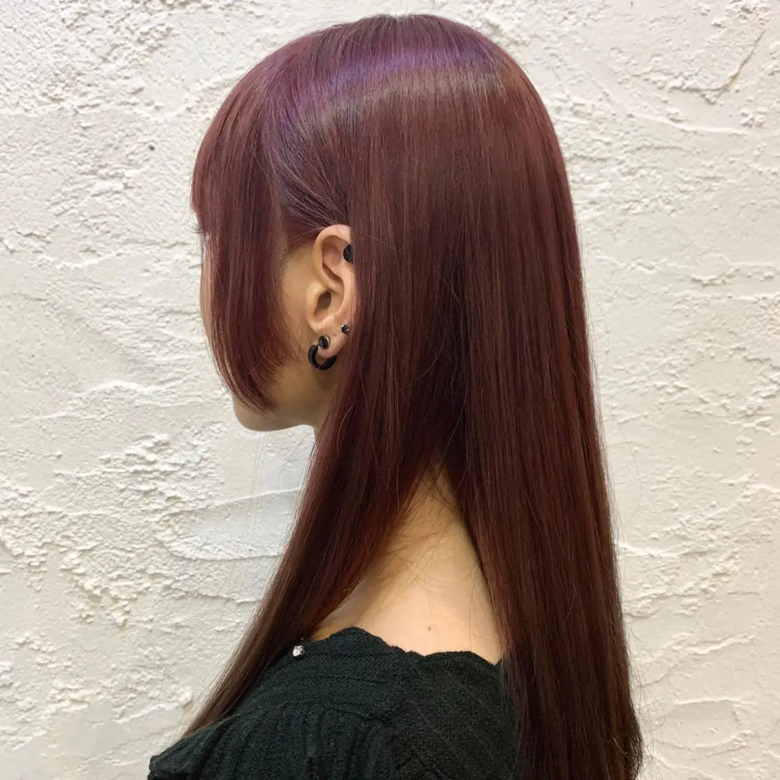 ロング カラー 菅沢 奈生のヘアスタイル