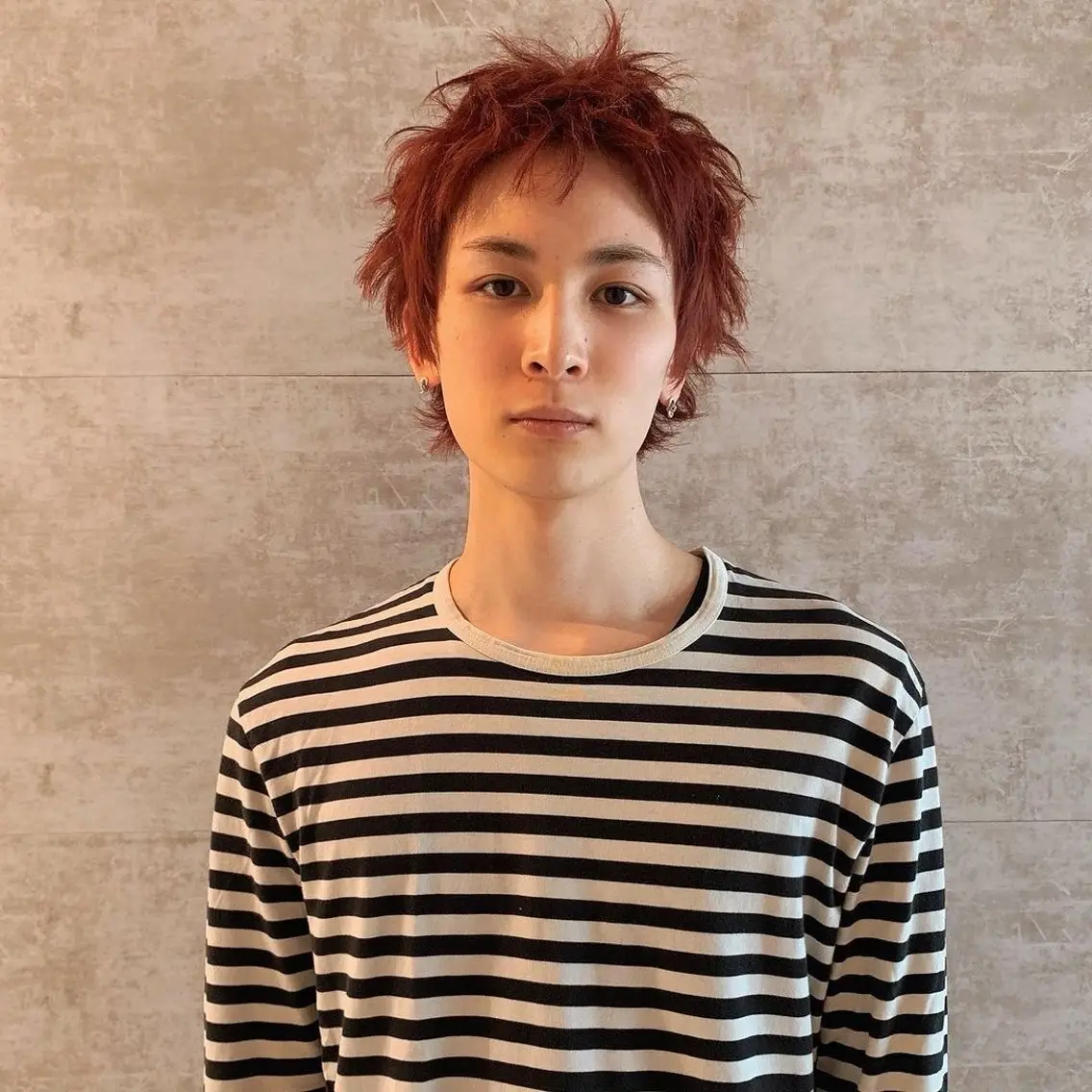 ショート カラー メンズ ブリ—チ🎨パ—マ 🌿表参道ちえ🌿のヘアスタイル