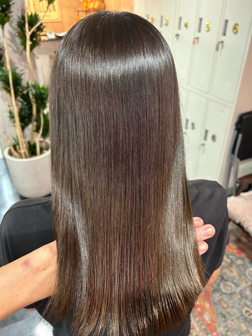 ロング 新田 修司のヘアスタイル